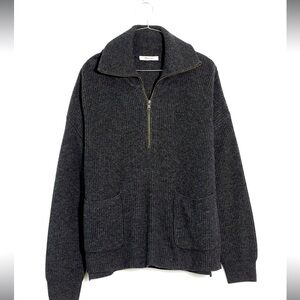 Madewell Glenbrook Half-Zip Pullover Sweater
